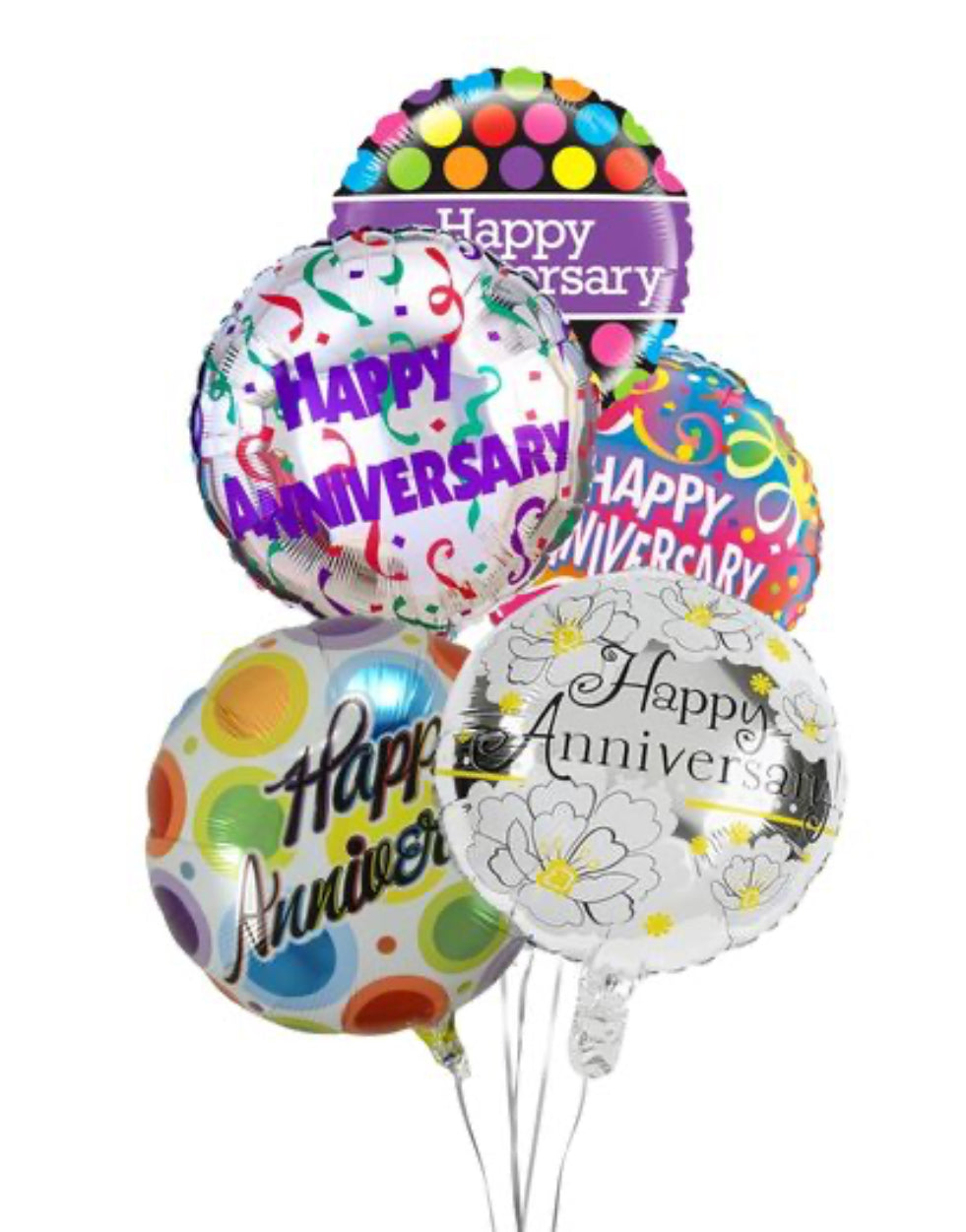 18’ Anniversary Mylar Balloons